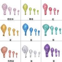Ballons en latex chromé de qualité supérieure, 5, 10, 12 et 18 pouces, remplis à l'hélium, avec logo personnalisé imprimé, multicolores, vente en gros