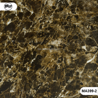 Film hydrographique à motif marbre blanc écologique, film soluble dans l'eau PVA durable pour projets créatifs DIY