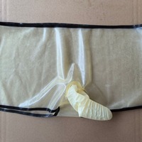 Nouvelle mode, sous-vêtements sexy pour hommes, en latex transparent extensible, vêtements, pantalon en gel, ODM, délai de livraison d'échantillon de 7 jours, vente en gros