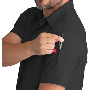 Chemise de travail rafraîchissante à manches courtes pour hommes, vêtements de travail haute visibilité, respirants et antistatiques, salopette grande taille - Product Image 3