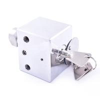 Cerradura de Rodillo para Puerta Enrollable Valor RSD3P de Latón Sólido, Ideal para Almacenes y Garajes, Color Plateado, 60mm, Gran Venta 2024
