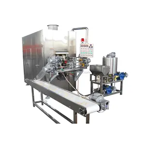 Totalmente Auto Snack Egg Roll Machine Wafer Roll Máquinas De Cozimento Wafer Stick Indústria Equipamento De Processamento Para Pequenas Empresas