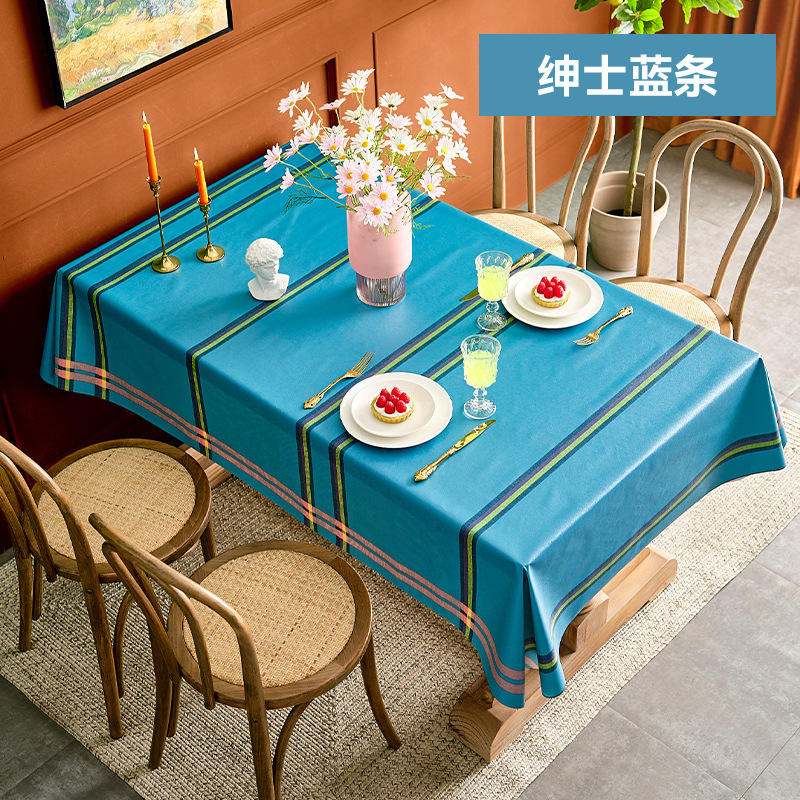 Caballero rayas azules