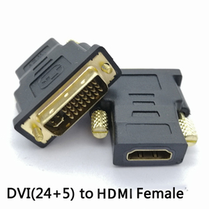 Adaptador HDMI <span class=keywords><strong>a</strong></span> DVI 24 + 1/24 + <span class=keywords><strong>5</strong></span> chapado en oro Convertidor adaptador DVI 24 + 1/24 + <span class=keywords><strong>5</strong></span> <span class=keywords><strong>a</strong></span> HDMI - Product Image 5
