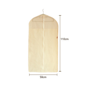Sacs à <span class=keywords><strong>vêtements</strong></span> en coton et lin avec logo personnalisé Sac à poussière suspendu <span class=keywords><strong>pour</strong></span> le rangement des <span class=keywords><strong>vêtements</strong></span> Housses <span class=keywords><strong>de</strong></span> costume personnalisées protectrices - Product Image 5