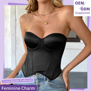 <span class=keywords><strong>Corset</strong></span> de mariage, Bustier sculptant, <span class=keywords><strong>Sous</strong></span>-<span class=keywords><strong>vêtement</strong></span> invisible minimaliste, Contrôle abdominal étendu, Style court - Product Image 1