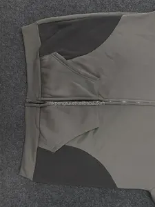 ชุดวอร์มสไตล์สตรีทแวร์เสื้อฮู้ดแบบสวมหัวมีฮู้ดผ้าฝ้าย100% ลายพิมพ์ DTG ตามสั่งปักโลโก้ Y2K สีฮิปฮอป - Product Image 5