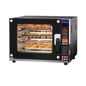 Four à convection électrique de comptoir 4 plateaux 4,5 kW 220 V, mini-four multifonction, état neuf, équipement de boulangerie, modèle <span class=keywords><strong>2022</strong></span> - Product Image 3