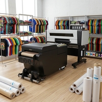 Kit d'imprimante DTF A2 certifiée Allprint avec four pour l'impression sur tissu et t-shirts, prêt à presser