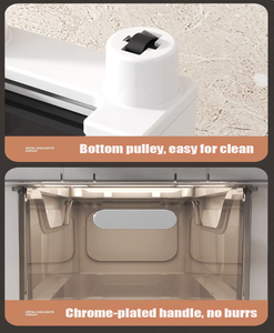 18 Cm Chiều Rộng 5 Lớp Nhựa Ngăn Kéo Tổ Chức Mỏng Di Động Nhà Bếp Lưu Trữ Nhựa Xe Đẩy Giỏ Hàng - Product Image 4