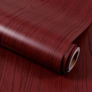 Película de PVC para panel de pared, película decorativa de PVC de Color de grano de madera para prensado al vacío de membrana de puerta - Product Image 2