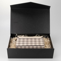 Boîte cadeau rigide personnalisée à rabat magnétique avec laminage mat pour l'emballage de téléphones portables professionnels
