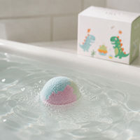 Coffret Cadeau de 6 Bombes de Bain pour Enfants sur le Thème des Dinosaures avec Jouets Surprise, OEM, Marque Privée, Vente en Gros