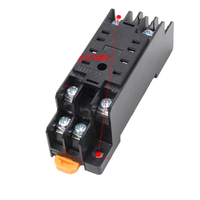 GGDX 小型中间继电器插座 30*72*22.3MM 8PIN 8A HH52P MY2NJ