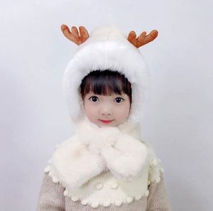 Gorro de Invierno de Felpa Cálido con Orejeras de Reno para Niños, Unisex, con Bufanda, para Uso en la Playa y en la Ciudad - Product Image 5