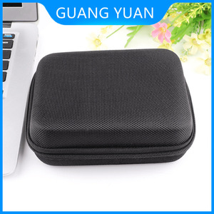 Sac de rangement EVA pour écouteurs, câbles de données, banques d'alimentation, disques durs, stockage numérique, câbles de charge à fermeture éclair, noir, 16x12x6cm - Product Image 4