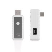 Kit OEM sans fil USB-C TX & HDMI RX, Plug&Play, 98 pieds 1080p, Blanc, Diffusez du vidéo/audio vers un téléviseur/moniteur depuis un téléphone/ordinateur portable