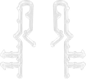 Clips en plastique en gros d'usine Plaine verticale pour échelle de <span class=keywords><strong>fenêtre</strong></span> arquée Stores à corde Clip de cantonnière - Product Image 5