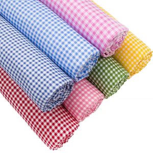 Trọng lượng nhẹ chuyên nghiệp Jacquard Áo sơ mi tối giản rô thiết kế thoáng khí bông Polyester Lót sợi-nhuộm vải váy - Product Image 3