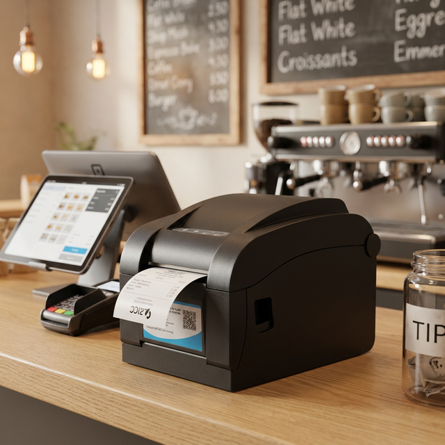 CASHINO CSN-350B 82mm Industrial Thermal Label Printer for Catering & Logistics