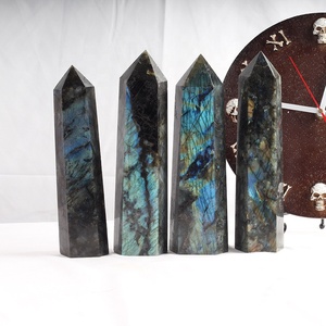 Commercio all'ingrosso Naturale Grande Labradorite Punto Oblisk di Cristallo <span class=keywords><strong>Torre</strong></span> di <span class=keywords><strong>Pietra</strong></span> Per La Decorazione del Regalo - Product Image 2