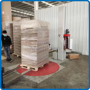 Lớn các đối tượng tự động <span class=keywords><strong>Pallet</strong></span> bộ phim kéo dài máy bao bì Stretch <span class=keywords><strong>Wrap</strong></span> Máy sân bay - Product Image 3