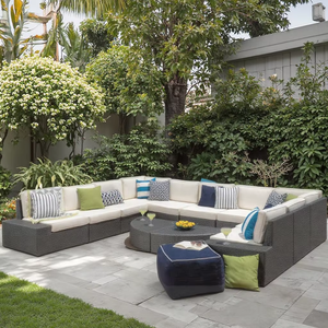 Ensembles de <span class=keywords><strong>jardin</strong></span> Mobilier d'extérieur Coin <span class=keywords><strong>salon</strong></span> Mobilier d'extérieur Mobilier de <span class=keywords><strong>jardin</strong></span> extérieur <span class=keywords><strong>en</strong></span> aluminium Piscine extérieure Canapé d'extérieur - Product Image 5