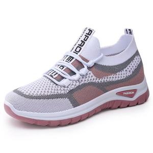 Chaussures de sport unisexes respirantes en mesh, baskets légères à enfiler avec absorption des chocs, chaussures de marche décontractées confortables - Product Image 4