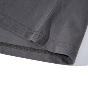 Streetwear Heavyweight algodón Vintage camiseta de gran tamaño camisetas con logotipo personalizado impreso camisetas - Product Image 6