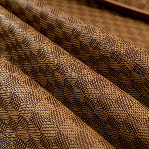 Set di Tre Materassini Estivi in Bambù Antico Lavabili di Alta Qualità, Doppio Strato con Motivi Stampati - Product Image 2