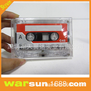 Skywin Blank Stereo Mini Retro Audio Cassette Tape Special <b>Magnetic</b> Tape Auto-Reverse Plastic <b>Material</b> for Video Recorders - Product Image 3