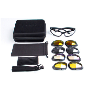 Lunettes de combat tactiques OEM d'usine pour hommes, protection oculaire balistique tactique, tir en plein air, lunettes tactiques anti-explosion X7 C5 - Product Image 6