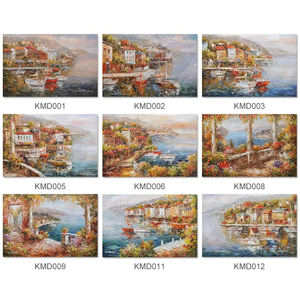 Impressionniste fait à la main <span class=keywords><strong>Paris</strong></span> Tour Eiffel Paysage de rue Art mural moderne Belles peintures de paysage en acrylique - Product Image 6