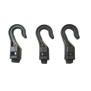 <b>Plastic</b> Outdoor <b>Hook</b> for Camping Tent Rope Clamp 3-Pack All Seasons Use - Product Image 1