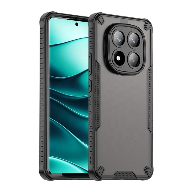 For Xiaomi Redmi Note 14 Pro+ Plus 5G Airbag Anti Drop Shockproof Back Cover Mobile Accessories Matte Semi Transparent