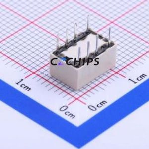 G6K-2P-Y DC12 Signal Relay DIP,6.5x10mm Relay 12V 2 Changeover: 2C (DPDT-Changeover)::: 125V-AC/60V-DC Silver + Gold Plated - Product Image 2