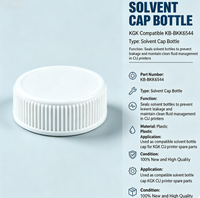 Bouteille de solvant KGK KB-BKK6544 compatible avec les pièces d'imprimante CIJ
