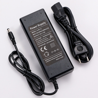 Adaptateur secteur de bureau 96W DC à connexion directe, sortie 50/60Hz 12V 8A pour télévision en circuit fermé LED, vente directe d'usine