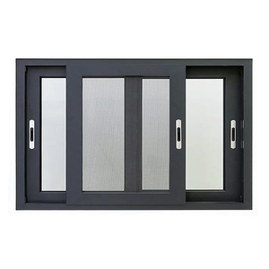 Projet de construction de maison appartement villa patio extérieur balcon cadre en alliage d'aluminium fenêtre en verre pare-balles conception de <span class=keywords><strong>porte</strong></span> - Product Image 1