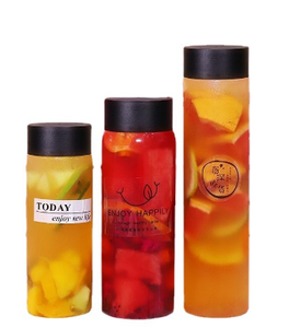 زجاجة شرب ماء فارغة شفافة فريدة من نوعها من العلامة التجارية الخاصة - Product Image 4
