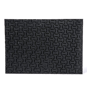 Özelleştirilmiş siyah kemik desen anti kayma taban taban ayakkabı yapımı kauçuk levha kauçuk levha ayakkabı taban malzemesi - Product Image 6