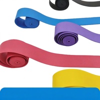 **Poignée de raquette OEM personnalisée avec logo en PU** Antidérapante, absorbant la transpiration, pour badminton, pickleball, tennis, padel
