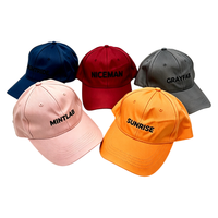 Cappellini da Baseball in Cotone a 6 Pannelli con Ricamo Personalizzato, Cappelli con Logo all'Ingrosso, Cappello da Baseball Non Strutturato Stile Dad Hat