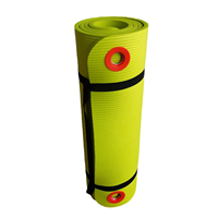 Tapete de Yoga Peak Extra Grueso de 10 mm de Alta Densidad NBR con Ojales y Correa de Transporte, Antideslizante y Resistente al Sudor, para Ejercicio en Casa, Gimnasio y Yoga