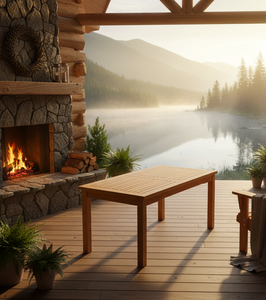 Premium rectangular teak <b>garden</b> coffee <b>table</b> crafted for outdoor elegance durability and timeless style in patios <b>gardens</b> resort - Product Image 2