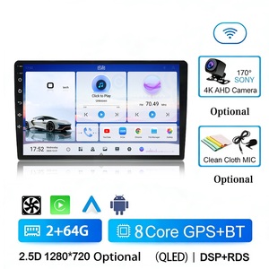 หน้าจอ IPS ขนาด 9 นิ้ว ยูนิเวอร์แซล 8 คอร์ พร้อมระบบนำทาง GPS แอมพลิฟายเออร์ รองรับ Carplay และ Android Auto เครื่องเล่นดีวีดีในรถยนต์ วิทยุติดรถยนต์ - Product Image 2