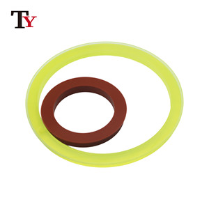 Mở rộng Silicone phẳng máy giặt O-ring Gasket niêm phong Vòng cao su chèn Dome van UH/Y xi lanh thủy lực qua lại con dấu dầu - Product Image 1