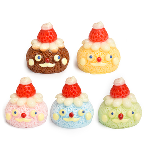 Dâu tây ngọt ngào Kem Puff bánh nhựa quyến rũ cho DIY scrapbooking thu nhỏ nhà bếp thực phẩm kẹp tóc trang trí - Product Image 6