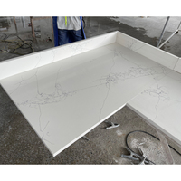 Comptoirs de cuisine préfabriqués en Quartz blanc, marbre, granit, comptoirs, comptoirs, dessus de vanité, dessus de Table Offres Spéciales en australie