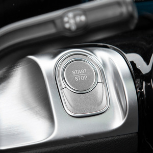Mercedes-Benz eqb eqa หนึ่งปุ่มเริ่มสติกเกอร์ตกแต่งภายในไวนิลกาวในตัวสไตล์ทันสมัย - Product Image 1